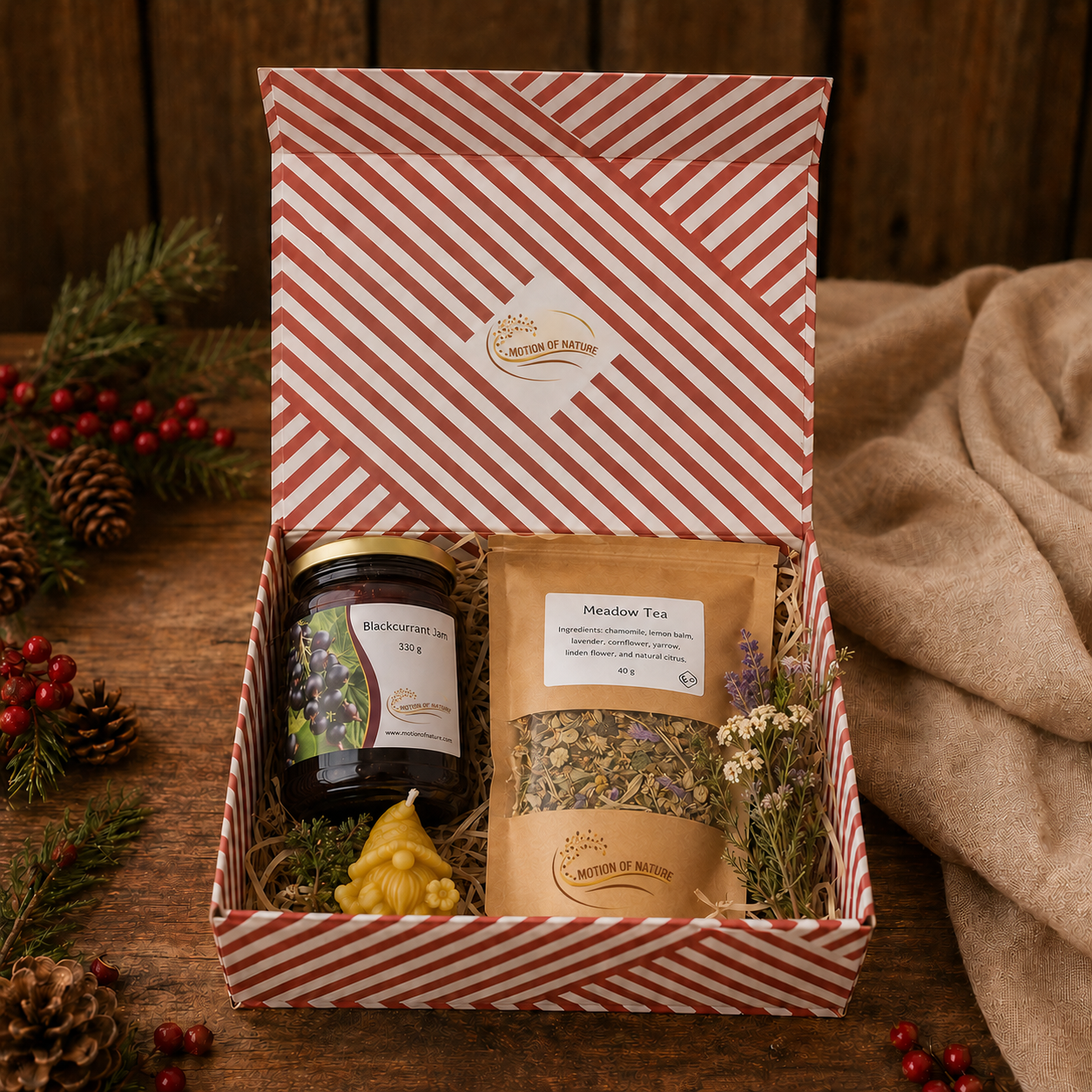 Meadow Tea & Candle Gift Set
