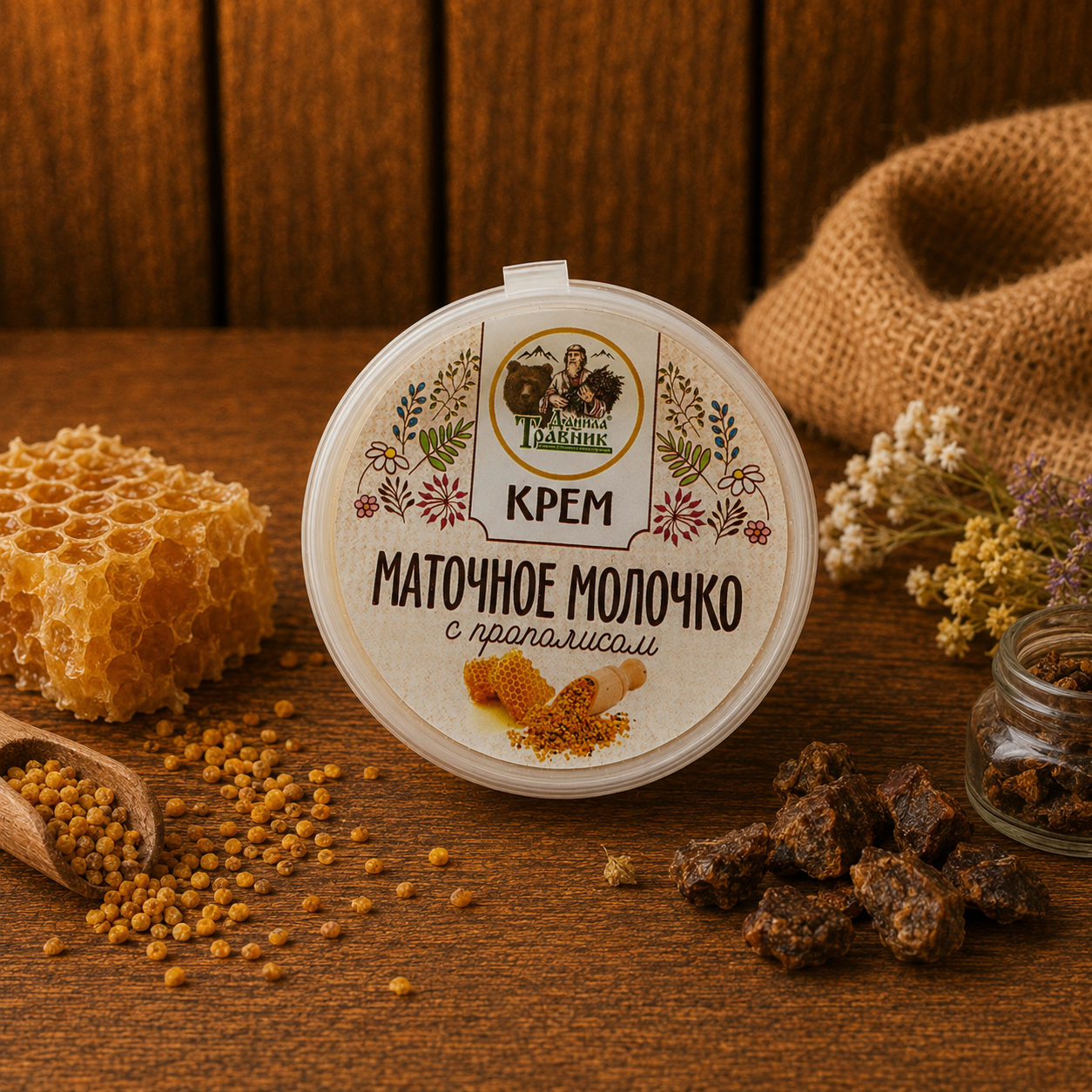 Royal Jelly & Propolis | Nutrient-Rich Face & Body Cream