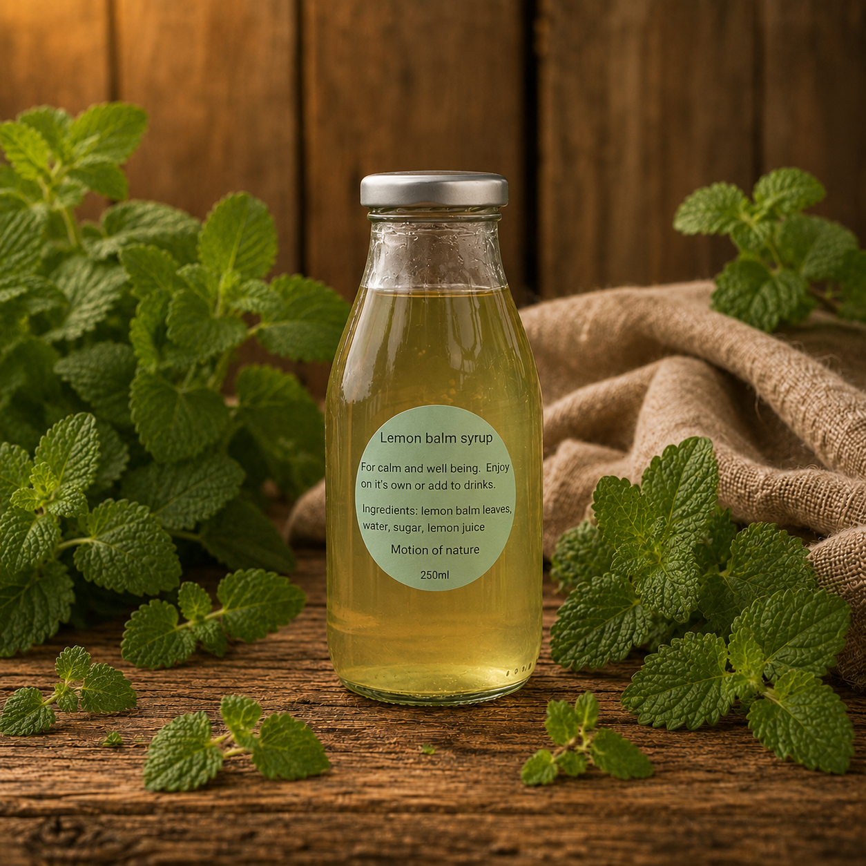 Lemon Balm (Melissa) Syrup